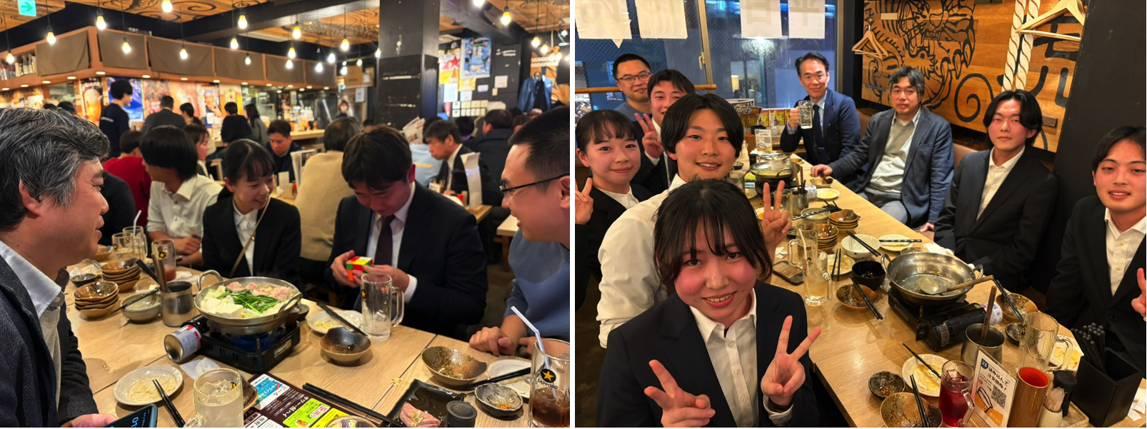 2026年3月17日 　応用物理学会＠東京科学大にて、全員の発表を終え、ほっと一息の夕べ。